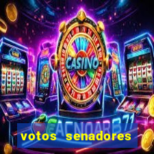 votos senadores impeachment moraes